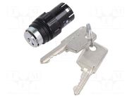 Switch: body; 16mm; Stabl.pos: 3; IP65; 61; Pos: 2; plastic EAO