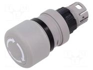 Switch: emergency stop; 16mm; Stabl.pos: 2; grey; none; 61; Pos: 2 EAO