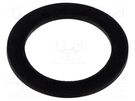 Gasket; NBR rubber; Thk: 1.5mm; Øint: 18.5mm; M20; black; Entrelec TE Connectivity