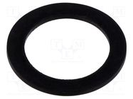 Gasket; NBR caoutchouc; Thk: 1.5mm; Øint: 18.5mm; M20; black TE Connectivity