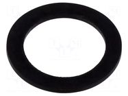 Gasket; NBR caoutchouc; Thk: 1.5mm; Øint: 18.5mm; M20; black TE Connectivity