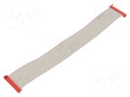 Ribbon cable with connectors; Tape ph: 1.27mm; PIN: 20; Len: 0.2m TE Connectivity