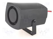 Sound transducer: siren; 1.5÷3.5kHz; 250mA; -20÷60°C; 6÷16VDC BESTAR