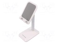 Stand; 4÷12.9"; white; smartphone,tablet VENTION