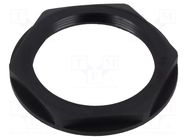Nut; PG42; polyamide; UL94V-2; 65mm; black; Thread: PG; with flange LAPP