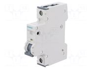 Circuit breaker; 230/400VAC; Inom: 1A; Poles: 1; Charact: C; 6kA SIEMENS