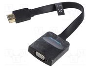 Converter; HDMI 1.4; D-Sub 15pin HD socket,HDMI plug; 0.15m VENTION