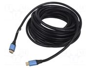 Cable; HDMI plug,both sides; PVC; Len: 1.5m; black; 30AWG VENTION