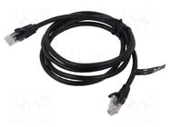 Patch cord; U/UTP; Cat: 6; RJ45 plug,both sides; stranded; CCA; 10m VENTION
