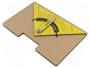 Angle measure; L: 150mm; adjustable LeanCraft