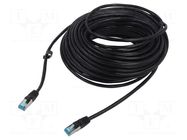 Patch cord; RJ45 plug,both sides; F/UTP; 5e; stranded; Cu; PVC VENTION