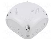 Enclosure: junction box; X: 93mm; Y: 93mm; Z: 62mm; IP66,IP67; grey HENSEL