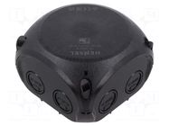 Enclosure: junction box; X: 104mm; Y: 104mm; Z: 70mm; IP66,IP67 HENSEL