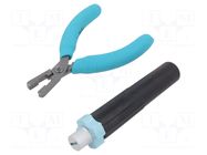 Tool: pliers; for desoldering WELLER