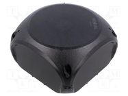 Enclosure: junction box; X: 130mm; Y: 130mm; Z: 77mm; IP66; black HENSEL