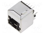 Connector: RJ45; socket; PIN: 8; shielded,with LED; 8p8c; THT BEL FUSE