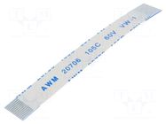FFC tape; Cores: 12; Tape ph: 0.5mm; L: 50mm; 500mA; 60V; FFC5-TIN GCT