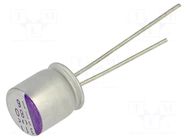 Capacitor: polymer; 180uF; 16VDC; THT; ±20%; Body dim: Ø8x9mm; 5000h PANASONIC