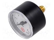 Manometer; 0÷6bar; G 1/8",rear connection; 40mm; Temp: -20÷60°C PNEUMAT