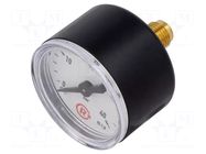 Manometer; 0÷40bar; G 1/8",rear connection; 40mm; Temp: -20÷60°C PNEUMAT