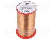 Coil wire; single coated enamelled; 0.2mm; 0.5kg; -65÷155°C INDEL