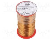 Coil wire; single coated enamelled; 0.75mm; 0.5kg; -65÷200°C INDEL