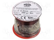 Coil wire; single coated enamelled; 2.3mm; 0.2kg; -65÷200°C INDEL