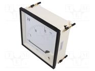 Voltmeter; on panel; VAC: 0÷15kV; Class: 1.5; True RMS; 40÷72Hz LUMEL