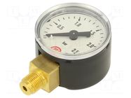 Manometer; 0÷2.5bar; G 1/8",bottom connection; 40mm; metal PNEUMAT