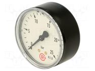 Manometer; 0÷1bar; G 1/8",rear connection; 40mm; Temp: -20÷60°C PNEUMAT