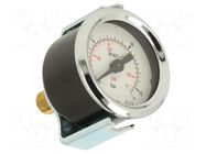 Manometer; 0÷16bar; G 1/8",rear connection; 40mm; Temp: -20÷60°C PNEUMAT