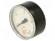 Manometer; 0÷4bar; G 1/4",rear connection; 63mm; Temp: -20÷60°C PNEUMAT