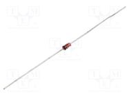 Diode: Zener; 0.5W; 47V; Ammo Pack; DO35; single diode; Ufmax: 1V DC COMPONENTS