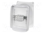 Enclosure: junction box; X: 255mm; Y: 355mm; Z: 122mm; IP66; grey HENSEL