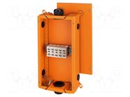 Enclosure: emergency; X: 258mm; Y: 523mm; Z: 130mm; stainless steel HENSEL