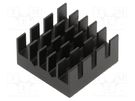 Heatsink: extruded; grilled; BGA; black; L: 19mm; W: 19mm; H: 9.5mm Advanced Thermal Solutions
