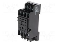 Socket; PIN: 14; 5A; 277VAC; for DIN rail mounting; AM4C AMPHENOL ANYTEK