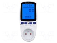 Counter; digital; 0÷16A; calculating energy cost function QOLTEC