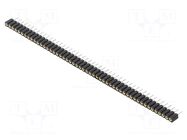 Connector: pin strips; socket; female; PIN: 50; THT; straight; 2mm FISCHER ELEKTRONIK