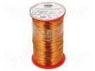 Coil wire; single coated enamelled; 0.65mm; 0.5kg; -65÷180°C INDEL