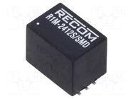 Converter: DC/DC; 1W; Uin: 9÷36VDC; Uout: 12VDC; Iout: 90mA; SMT; R1M RECOM