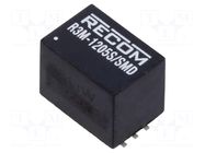 Converter: DC/DC; 3W; Uin: 4.5÷18VDC; Uout: 5VDC; Iout: 600mA; SMT RECOM