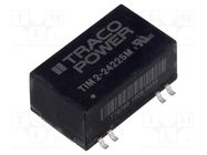 Converter: DC/DC; 2W; Uin: 18÷36VDC; Uout: 12VDC; Uout2: -12VDC; SMT TRACO POWER