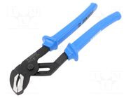Pliers; adjustable; Pliers len: 240mm; Jaw capacity: 35mm; 445/4G UNIOR