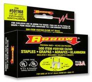 6MM X 6MM CLEAR INS STAPLES (300)