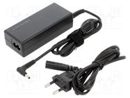 Power supply: switching; 19VDC; 3.42A; Out: 3,0/1,0; 65W; desktop QOLTEC