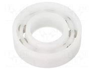 Bearing: ball; Øint: 17mm; Øout: 35mm; W: 10mm; Cage: polyamide IGUS