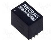 Converter: DC/DC; 1W; Uin: 9÷36V; Uout: 12VDC; Uout2: 12VDC; SMT; R1M RECOM