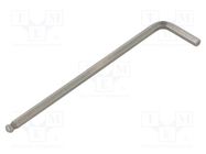 Wrench; hex key,spherical; HEX 4mm; Overall len: 110mm; long BAHCO