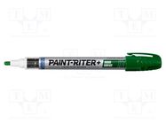 Marker: with liquid paint; green; PAINTRITER+ XT; Tip: round MARKAL